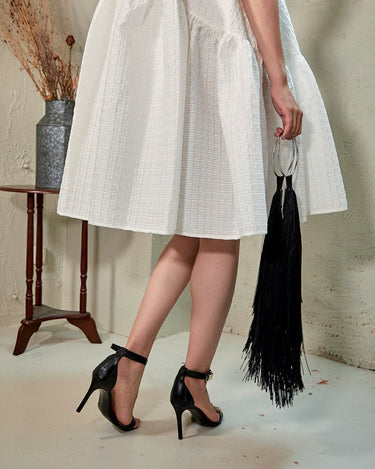 Cecilie Bahnsen（セシリー バンセン）のひざ丈ドレス結婚式やパーティーにぴったりのレンタルアイテム。