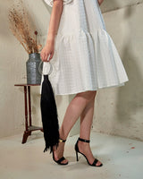 Cecilie Bahnsen（セシリー バンセン）のひざ丈ドレス結婚式やパーティーにぴったりのレンタルアイテム。