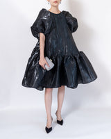 黒｜パフ袖｜レンタルドレス｜結婚式お呼ばれ｜Cecilie Bahnsen（セシリーバンセン）