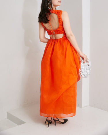 Cecilie Bahnsen（セシリーバンセン） Fang ドレス バックオープンデザイン