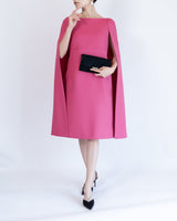 ピンク｜ケープ付き｜レンタルドレス｜結婚式お呼ばれ｜CELFORD