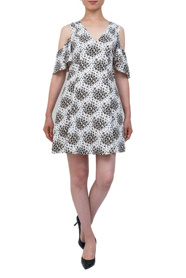 Club Monaco（クラブ モナコ）のひざ丈ドレス結婚式やパーティーにぴったりのレンタルアイテム。