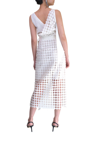 Diane von Furstenberg（ダイアン フォン ファステンバーグ）のミディドレス結婚式やパーティーにぴったりのレンタルアイテム。