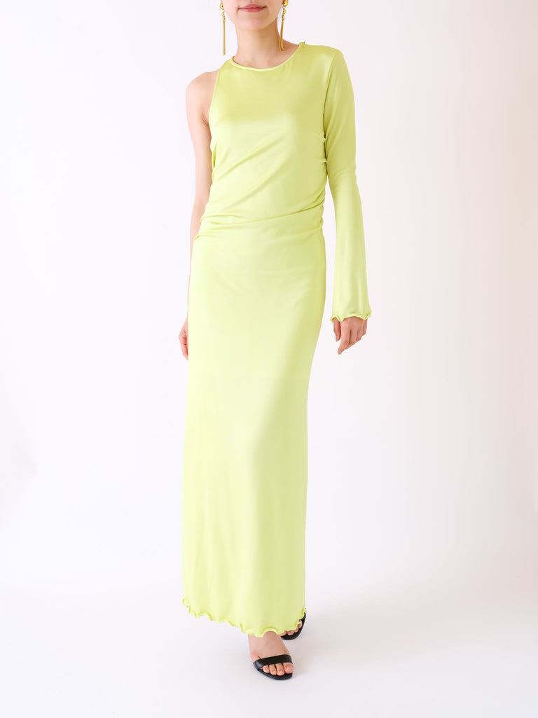 【美品】Diane Freis バルーンスリーブ総柄ワンピース レッド系 シルク 美品】Diane Freis バルーンスリーブ総柄ワンピース レッド系 シルク