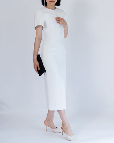 Dion Lee（ディオン リー）のミディドレス結婚式やパーティーにぴったりのレンタルアイテム。