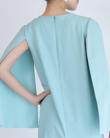 レンタルドレス｜Elisabetta Franchi｜水色｜ミニ丈｜二次会