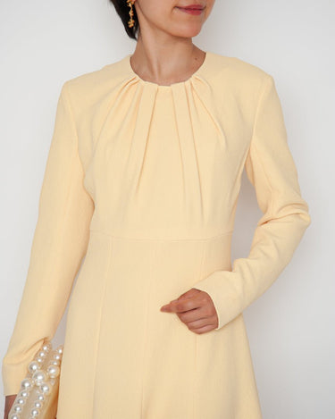 Emilia Wickstead（エミリア ウィックステッド）のミディドレス結婚式やパーティーにぴったりのレンタルアイテム。