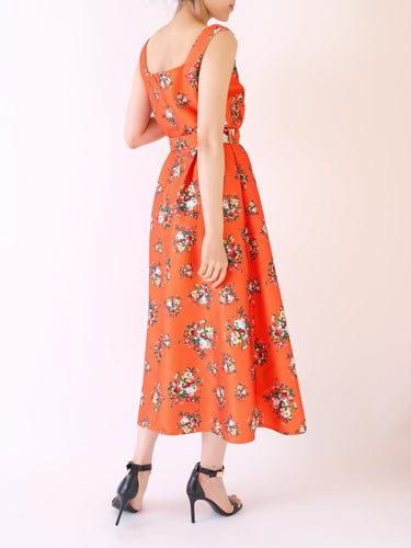 Emilia Wickstead（エミリア ウィックステッド）のミディドレス結婚式やパーティーにぴったりのレンタルアイテム。