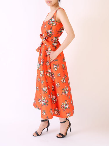 Emilia Wickstead（エミリア ウィックステッド）のミディドレス結婚式やパーティーにぴったりのレンタルアイテム。