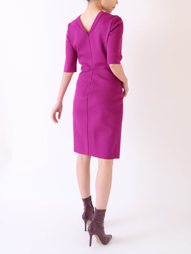 Emporio Armani（エンポリオ アルマーニ）のひざ丈ドレス結婚式やパーティーにぴったりのレンタルアイテム。