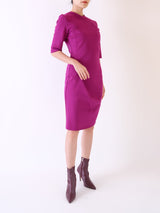 Emporio Armani（エンポリオ アルマーニ）のひざ丈ドレス結婚式やパーティーにぴったりのレンタルアイテム。