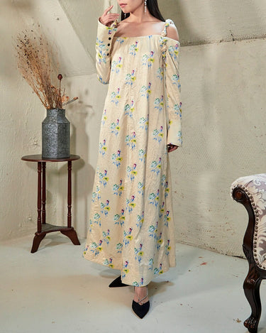 Ganni（ガニー）のロングドレス結婚式やパーティーにぴったりのレンタルアイテム。