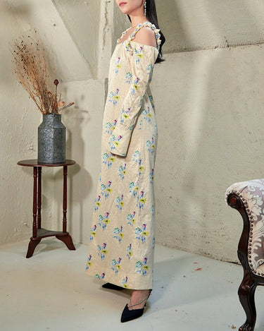 Ganni（ガニー）のロングドレス結婚式やパーティーにぴったりのレンタルアイテム。