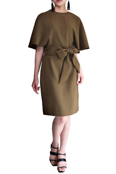 Ganni（ガニー）のひざ丈ドレス結婚式やパーティーにぴったりのレンタルアイテム。