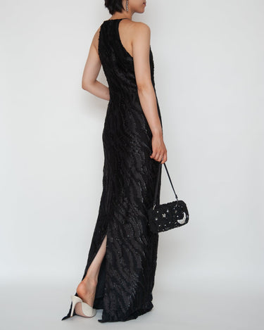 Halston（ホルストン）のロングドレス結婚式やパーティーにぴったりのレンタルアイテム。