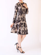 Huishan Zhang（フーシャン ツァン）のひざ丈ドレス結婚式やパーティーにぴったりのレンタルアイテム。