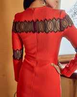 Huishan Zhang（フーシャン ツァン）のひざ丈ドレス結婚式やパーティーにぴったりのレンタルアイテム。