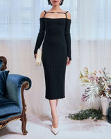 Jacquemus（ジャックムス）のミディドレス結婚式やパーティーにぴったりのレンタルアイテム。