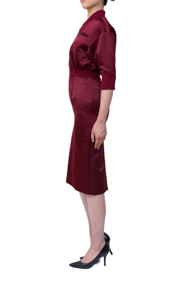 Jil Sander（ジル サンダー）のミディドレス結婚式やパーティーにぴったりのレンタルアイテム。