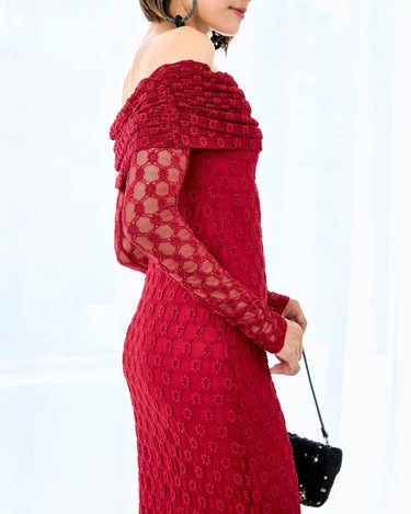 Bardot（バルドー）のロングドレス結婚式やパーティーにぴったりのレンタルアイテム。