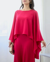 Black Halo（ブラック ヘイロー）のパンツセットアップ結婚式やパーティーにぴったりのレンタルアイテム。