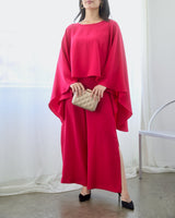 Black Halo（ブラック ヘイロー）のパンツセットアップ結婚式やパーティーにぴったりのレンタルアイテム。