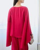 Black Halo（ブラック ヘイロー）のパンツセットアップ結婚式やパーティーにぴったりのレンタルアイテム。