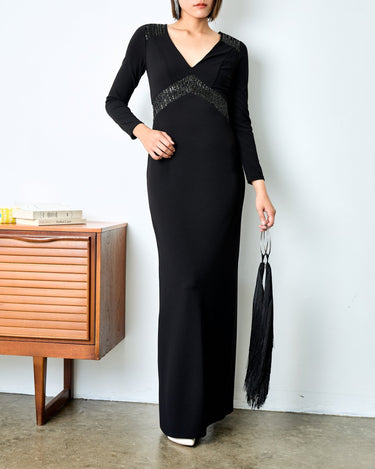 Halston（ホルストン）のロングドレス結婚式やパーティーにぴったりのレンタルアイテム。