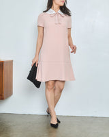 レンタルドレス｜RED Valentino（レッドヴァレンティノ）｜ピンク｜リボン｜ミニ丈｜結婚式お呼ばれ