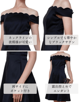 Badgley Mischka（バッジェリー ミシュカ）のひざ丈ドレス結婚式やパーティーにぴったりのレンタルアイテム。