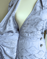 Ganni（ガニー）のミディドレス結婚式やパーティーにぴったりのレンタルアイテム。