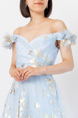 Marchesa Notte（マルケッサ ノッテ）のロングドレス結婚式やパーティーにぴったりのレンタルアイテム。
