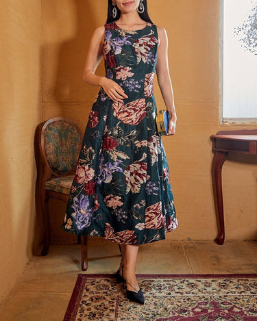 Marchesa Notte（マルケッサ ノッテ）のミディドレス結婚式やパーティーにぴったりのレンタルアイテム。