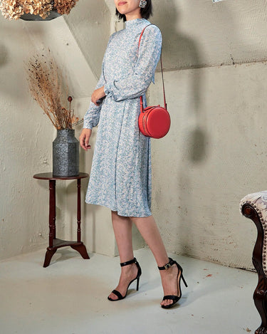 Mikael Aghal（ミカエル アグハール）のミディドレス結婚式やパーティーにぴったりのレンタルアイテム。