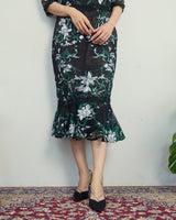 Marchesa Notte（マルケッサ ノッテ）のミディドレス結婚式やパーティーにぴったりのレンタルアイテム。