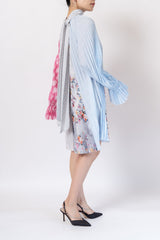 MSGM（エムエスジーエム）のひざ丈ドレス結婚式やパーティーにぴったりのレンタルアイテム。