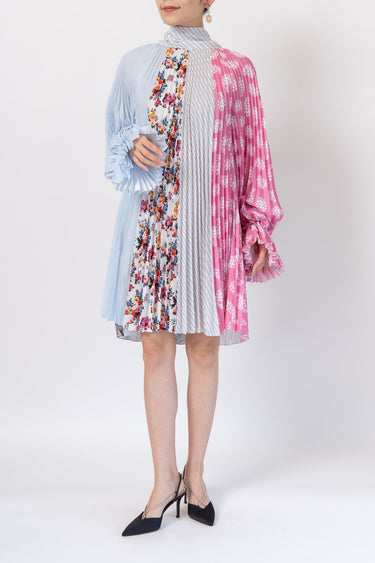 MSGM（エムエスジーエム）のひざ丈ドレス結婚式やパーティーにぴったりのレンタルアイテム。