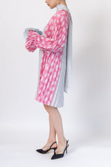 MSGM（エムエスジーエム）のひざ丈ドレス結婚式やパーティーにぴったりのレンタルアイテム。