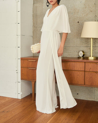 Halston（ホルストン）のオールインワン・コンビネゾン結婚式やパーティーにぴったりのレンタルアイテム。