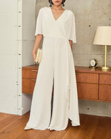 Halston（ホルストン）のオールインワン・コンビネゾン結婚式やパーティーにぴったりのレンタルアイテム。