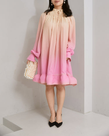 Lanvin（ランバン）のひざ丈ドレス結婚式やパーティーにぴったりのレンタルアイテム。