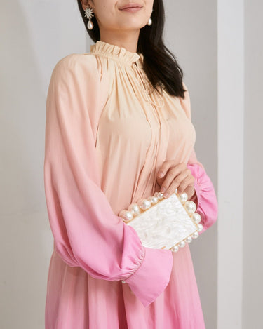 Lanvin（ランバン）のひざ丈ドレス結婚式やパーティーにぴったりのレンタルアイテム。