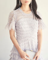 Needle & Thread（ニードル アンド スレッド）のロングドレス結婚式やパーティーにぴったりのレンタルアイテム。