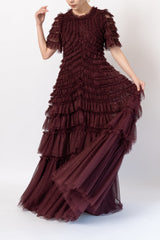 Needle & Thread（ニードル アンド スレッド）のロングドレス結婚式やパーティーにぴったりのレンタルアイテム。