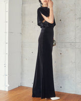 Norma Kamali（ノーマ カマリ）のロングドレス結婚式やパーティーにぴったりのレンタルアイテム。