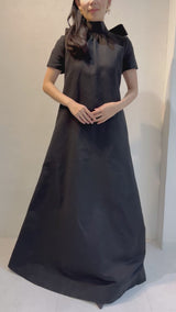 レンタルドレス｜Staud｜ブラック｜ロング丈｜イブニング