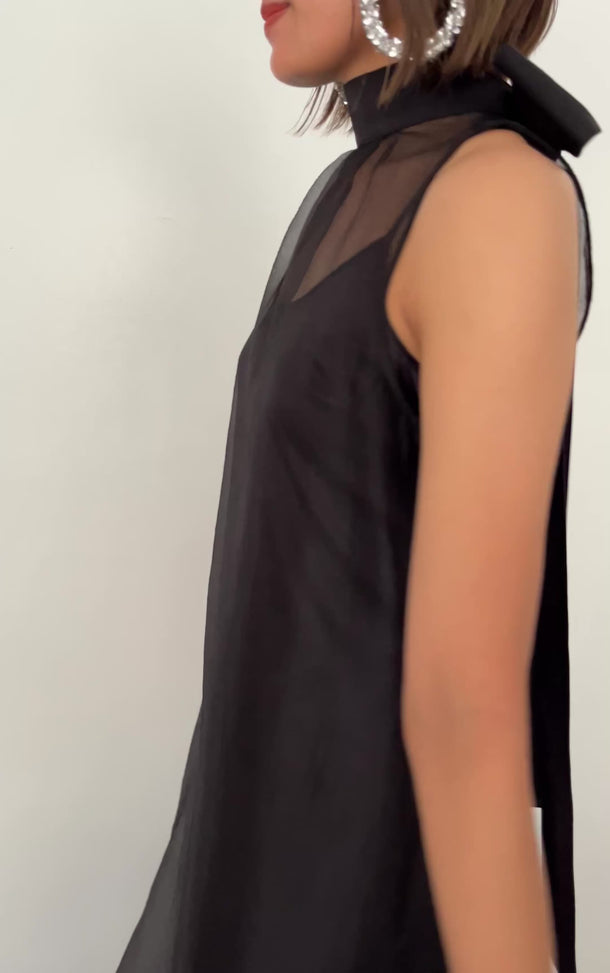 スタウド レンタルドレス｜ブラックのロングドレス