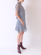 レンタルドレス｜Self-Portrait｜水色｜ミニ丈｜二次会