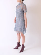 レンタルドレス｜Self-Portrait｜水色｜ミニ丈｜二次会