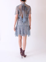 レンタルドレス｜Self-Portrait｜水色｜ミニ丈｜二次会